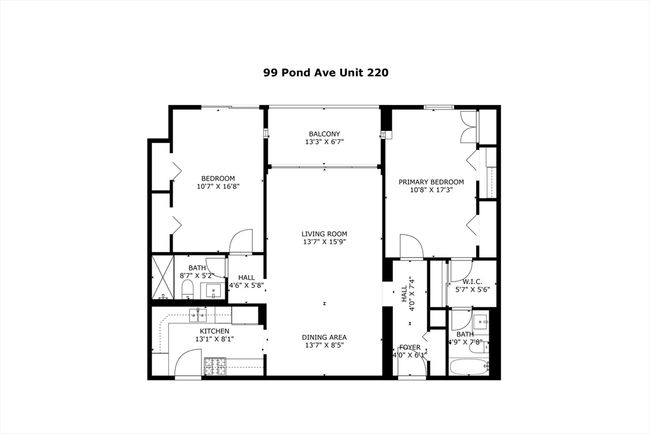 APT-220 - 99 Pond Ave, Condo with 2 bedrooms, 2 bathrooms and null parking in Brookline MA | Image 22