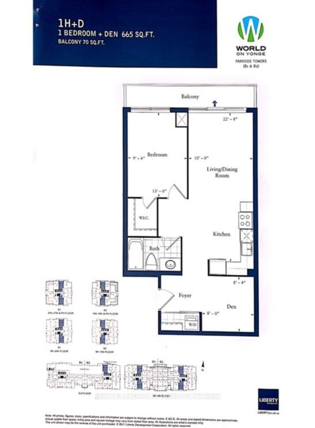 1007 - 7165 Yonge St, Condo with 2 bedrooms, 1 bathrooms and 1 parking in Thornhill ON | Image 31