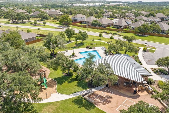 Aerial perspective of suburban area with a pool | Image 34
