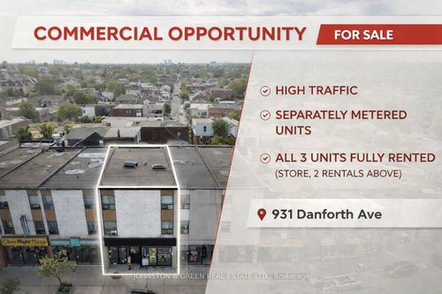 931 Danforth Ave, Toronto, ON, M4J1L8 | Card Image