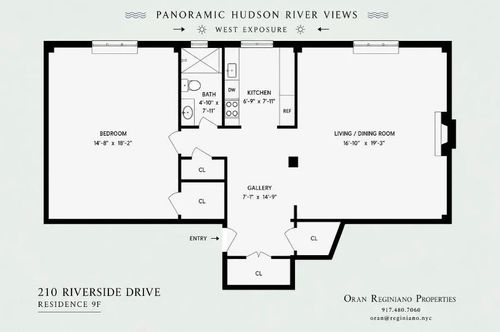 9f-210 Riverside Dr, New York, NY, 10025-6882 | Card Image