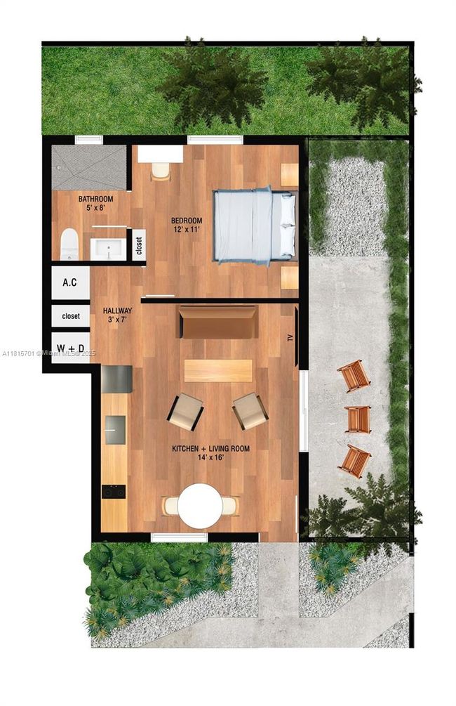 APT-1 - 921 Ne 16 Th Ter, Condo with 1 bedrooms, 1 bathrooms and null parking in Fort Lauderdale FL | Image 9