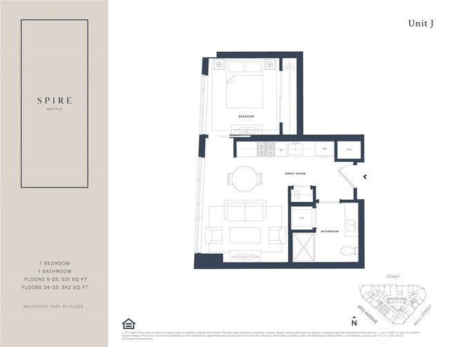 UNIT-3006 - 2510 6 Th Ave, Condo with 1 bedrooms, 1 bathrooms and null parking in Seattle WA | Image 4