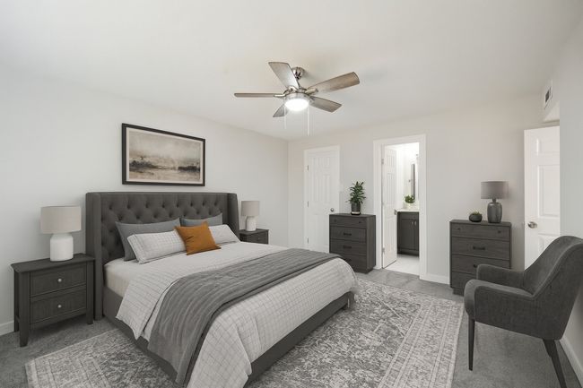 Virtual Staging for the lovely Primary Suite, providing one of the many options for decorating! | Image 27