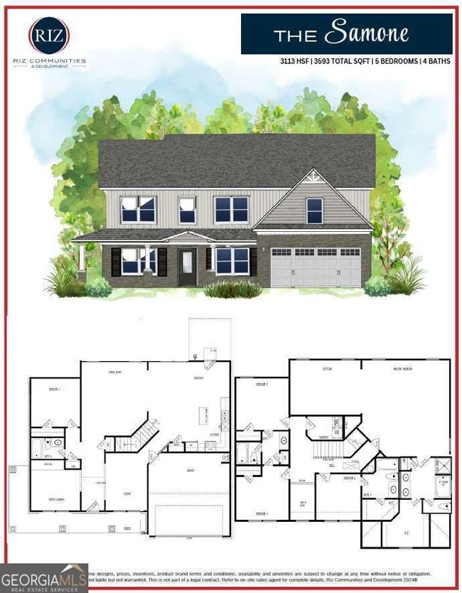61 Observation Way, House other with 3 bedrooms, 3 bathrooms and null parking in Dallas GA | Image 24