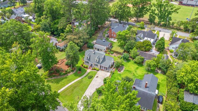Aerial view of property's location with nearby suburban area | Image 33