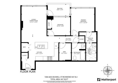 1006-6833 Buswell St, Richmond, BC, V6Y0L3 | Card Image