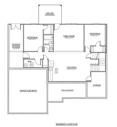 Silver Lake - Basement Floor Plan | Image 3