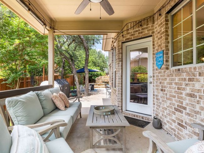 Cozy patio located just off the kitchen. | Image 28