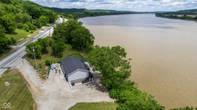 aerial view of a nearby body of water | Image 75