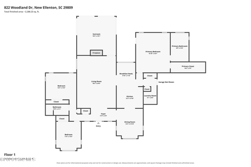 822 Woodland Dr, New Ellenton, SC, 29809-2806 | Card Image