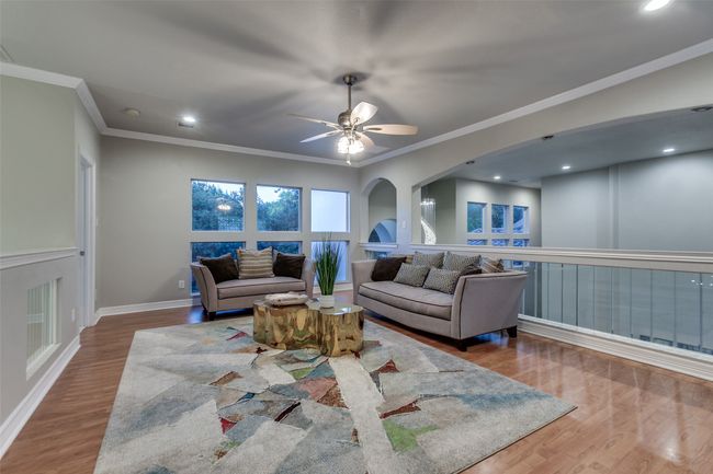 One of THREE upstairs living areas, this game room offers plenty of space for upstairs relaxing. | Image 23