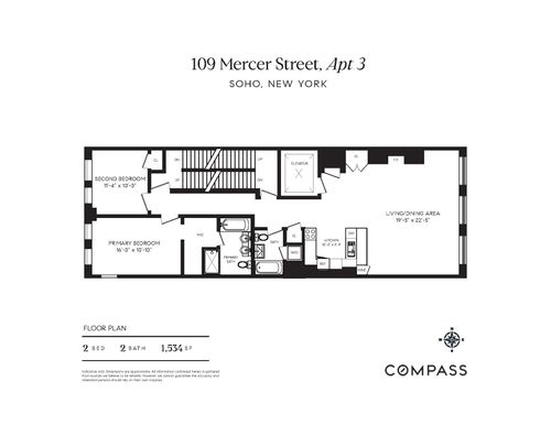 3-109 Mercer St, New York, NY, 10012-3964 | Card Image