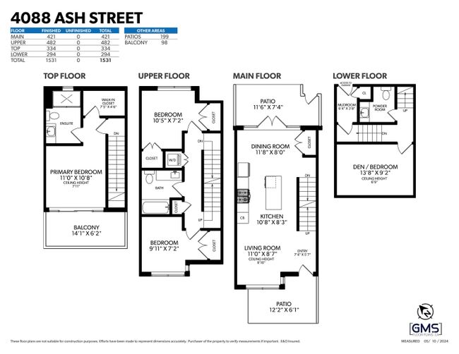 4088 Ash Street, Townhouse with 3 bedrooms, 2 bathrooms and 2 parking in Vancouver BC | Image 38
