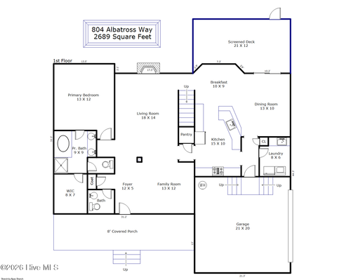 804 Albatross Way, Hampstead, NC, 28443-8354 | Card Image