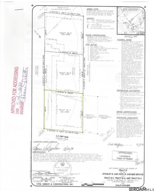 Tract B-1, 2, 3 Lockhart Rd, Denham Springs, LA, 70726 | Card Image