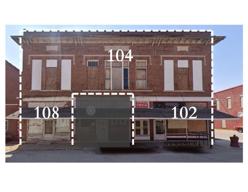 102, 104, 108 S Wabash Street, New Richmond, IN, 47967 | Card Image