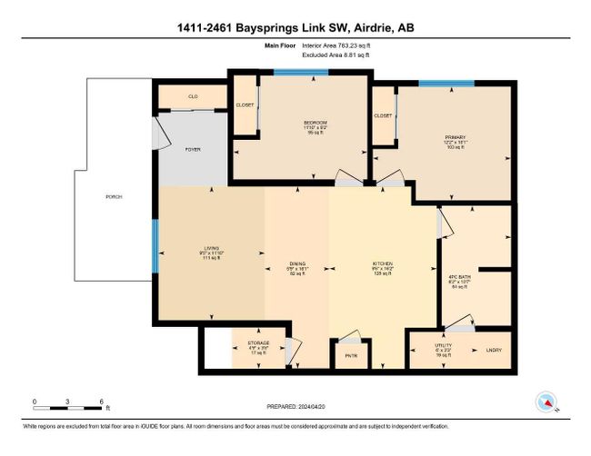 1411 - 2461 Baysprings Link Sw, Home with 2 bedrooms, 1 bathrooms and 1 parking in Airdrie AB | Image 27
