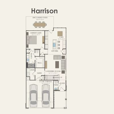 Pulte Homes, Harrison floor plan | Image 2