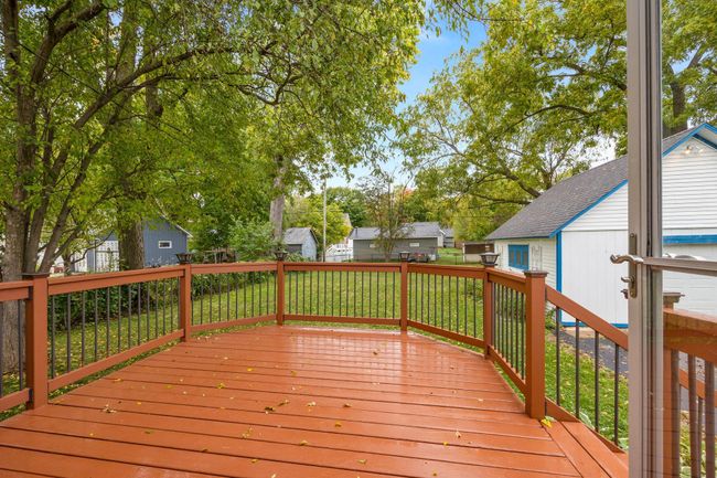 Back deck is just steps from the kitchen. | Image 18