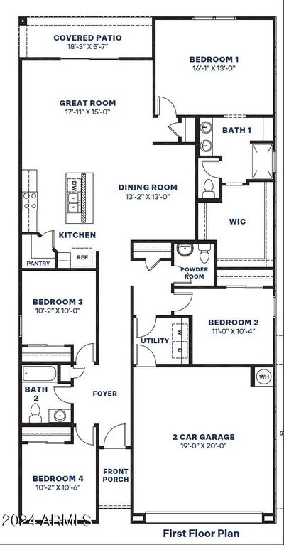 5474 S 253 Rd Lane, House other with 4 bedrooms, 3 bathrooms and null parking in Buckeye AZ | Image 2