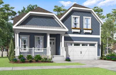 This Optional Elevation C is adorable and is one of the exteriors you can select from for the Saybrook Plan. Rendering is representative only. | Image 2