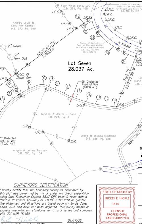 Lot # 7 New Zion Road, Falmouth, KY, 41040 | Card Image