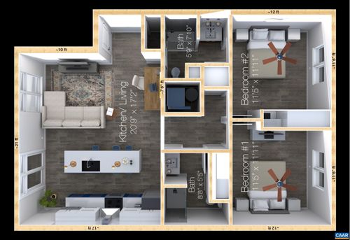 204-1212 Cedars Ct, CHARLOTTESVILLE, VA, 22903-5091 | Card Image