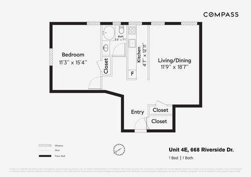 4e-668 Riverside Dr, New York, NY, 10031-5929 | Card Image