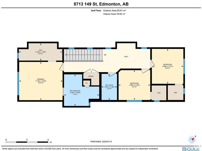 8713 149 St Nw, House other with 5 bedrooms, 4 bathrooms and null parking in Edmonton AB | Image 52