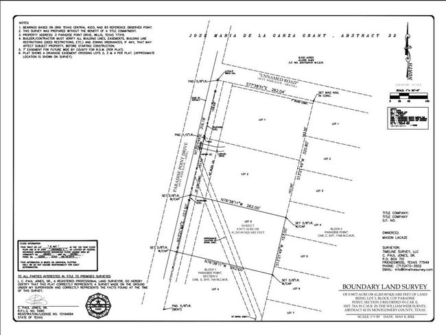0 Paradise Point Dr, Home with 0 bedrooms, 0 bathrooms and null parking in Willis TX | Image 8