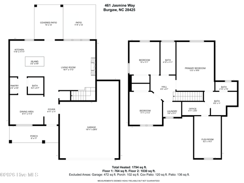 461 Jasmine Way, Burgaw, NC, 28425-4320 | Card Image