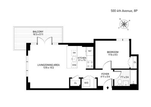 8p-500 4th Ave, Brooklyn, NY, 11215-4888 | Card Image