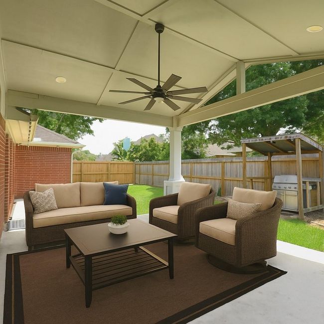 Covered Patio Virually Staged. | Image 22