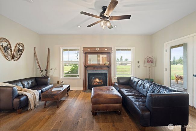 Private office with views and french doors. Can be easily transformed into 4th bedroom on primary level! | Image 7