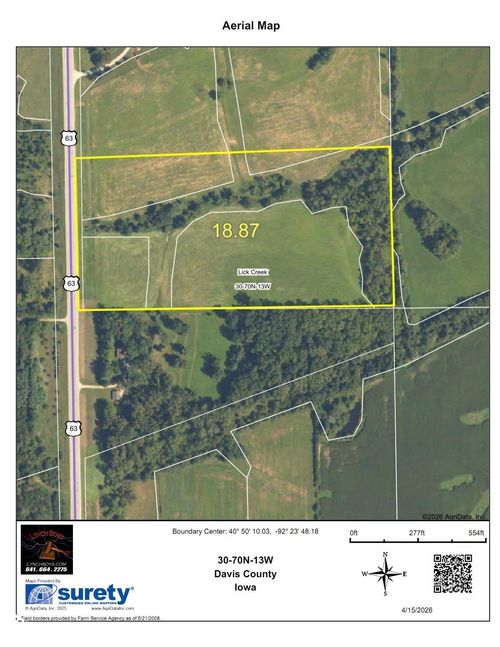 0000 Highway 63, Bloomfield, IA, 52537 | Card Image