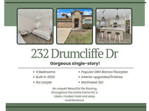 232 Drumcliffe Dr, Haslet, TX, 76052-3162 | Card Image