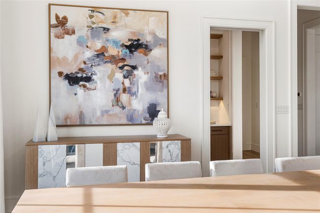 Dining area view of built in features | Image 10