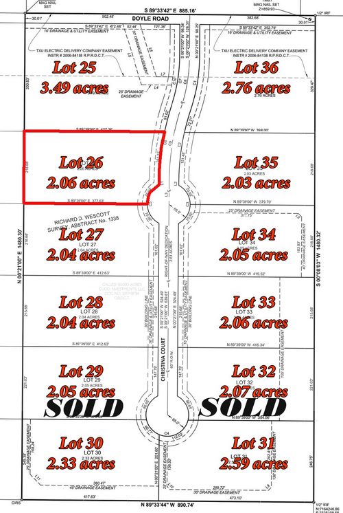 7238 Christina Court, Krum, TX, 76249 | Card Image