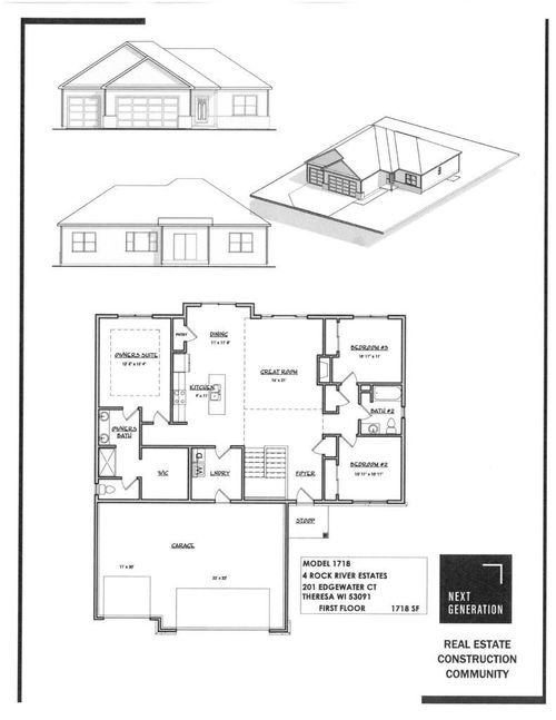 201 Edgewater Ct, Theresa, WI, 53091-9544 | Card Image