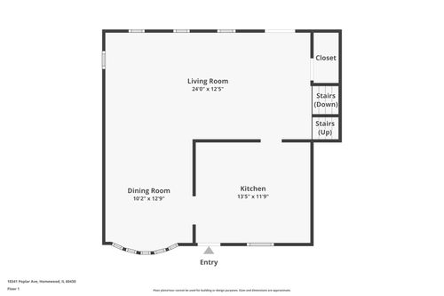 18341 Poplar Ave, Homewood, IL, 60430-3426 | Card Image