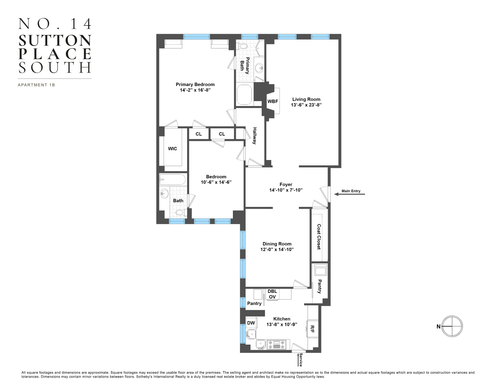1b-14 Sutton Pl S, New York, NY, 10022-3109 | Card Image