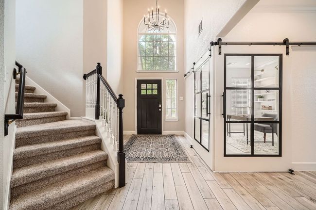 Custom barn doors make the office private but welcoming! | Image 6