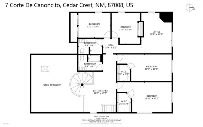 7 Corte De Canoncito, House other with 5 bedrooms, 4 bathrooms and null parking in Cedar Crest NM | Image 88