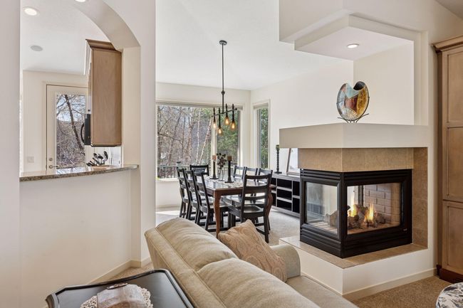 Three sided gas fireplace | Image 13