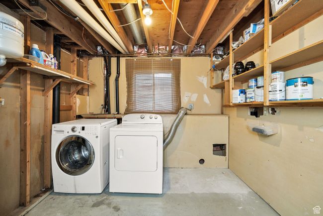 Washroom with separate washer and dryer | Image 22