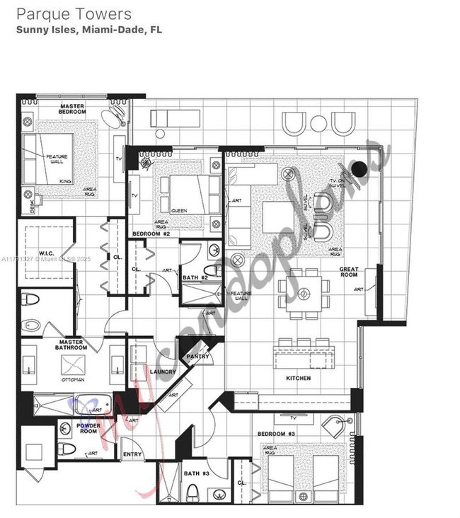 UNIT-1101 - 300 Sunny Isles Blvd, Condo with 3 bedrooms, 4 bathrooms and null parking in Sunny Isles Beach FL | Image 26