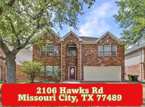2106 Hawks Rd, Missouri City, TX, 77489-5921 | Card Image