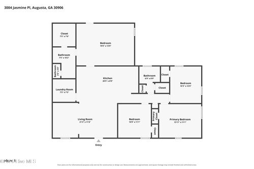 3004 Jasmine Pl, Augusta, GA, 30906-2933 | Card Image