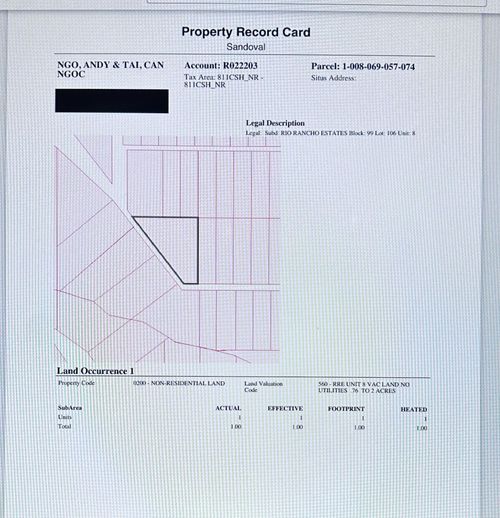 1105 Goya Rd Sw, Rio Rancho, NM, 87124 | Card Image